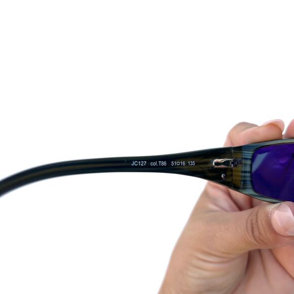 Vintage Y2K Roberto Cavalli Micro Mini Sunglasses 2000s Logo Unisex JC127 - Picture 6 of 8